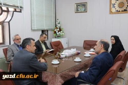 دیدار مدیر شعب بانک مسکن استان با مدیر دانشگاه فرهنگیان یزد
 3