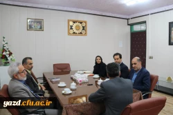 دیدار مدیر شعب بانک مسکن استان با مدیر دانشگاه فرهنگیان یزد
 4