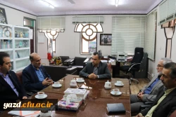 دیدار مدیر شعب بانک مسکن استان با مدیر دانشگاه فرهنگیان یزد
 5