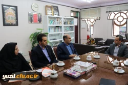 دیدار مدیر شعب بانک مسکن استان با مدیر دانشگاه فرهنگیان یزد
 6