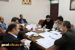 جلسه هماهنگی ارزیابی عملکرد مدیریت امور پردیس های استان یزد بر اساس رهنامه 40 ماده ای ریاست محترم دانشگاه فرهنگیان برگزار شد.
 2