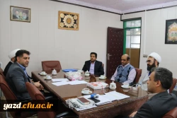 دیدار مسئولین بسیج دانشجویی استان یزد با مدیر امور پردیس های استان در ایام الله دهه فجر
 2