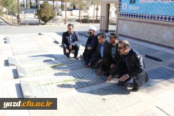 به مناسبت ایام الله دهه فجر برگزار گردید:

تجدید میثاق کارکنان دانشگاه فرهنگیان یزد با آرمان های شهدا
 4