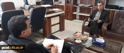 در راستای همکاری های دو جانبه دانشگاه های استان یزد صورت گرفت:

دیدار و گفتگوی مدیر استانی دانشگاه فرهنگیان با معاون آموزشی و تحصیلات تکمیلی دانشگاه یزد