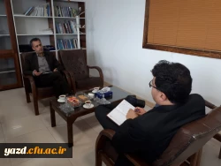 در راستای همکاری های دو جانبه دانشگاه های استان یزد صورت گرفت:

دیدار و گفتگوی مدیر استانی دانشگاه فرهنگیان با معاون آموزشی و تحصیلات تکمیلی دانشگاه یزد
 4