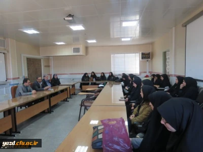 جلسه مسئولین امور اداری و هسته گزینش اداره کل آموزش و پرورش استان با دانشجویان ورودی 94