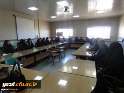 جلسه مسئولین امور اداری و هسته گزینش اداره کل آموزش و پرورش استان با دانشجویان ورودی 94 3