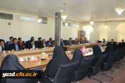 برگزاری مراسم تودیع و معارفه مسئول حراست دانشگاه فرهنگیان یزد
 9