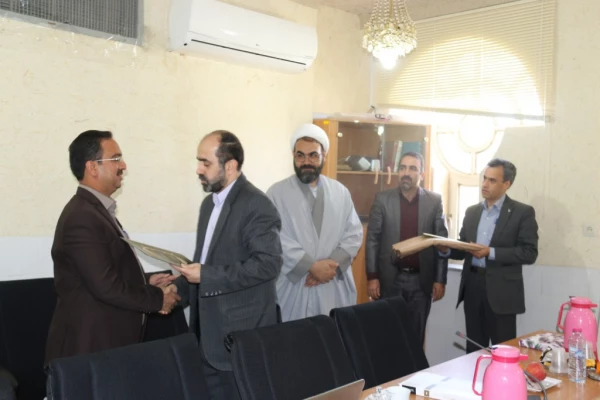 برگزاری مراسم تودیع و معارفه مسئول حراست دانشگاه فرهنگیان یزد
 14