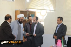 برگزاری مراسم تودیع و معارفه مسئول حراست دانشگاه فرهنگیان یزد
 16