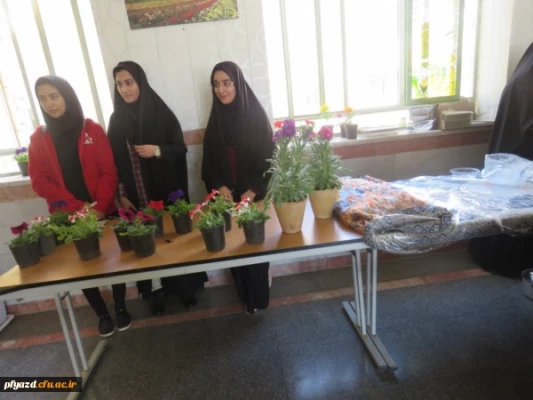 برپایی بازارچه خیریه در پردیس فاطمه الزهرا (س) یزد
 2