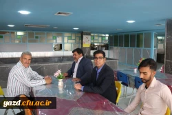 نشست صمیمانه پایان سال مدیر امور پردیس های استان با همکاران دانشگاه فرهنگیان یزد در آستانه عید باستانی نوروز 
 4