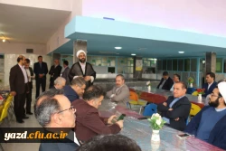 نشست صمیمانه پایان سال مدیر امور پردیس های استان با همکاران دانشگاه فرهنگیان یزد در آستانه عید باستانی نوروز 
 12