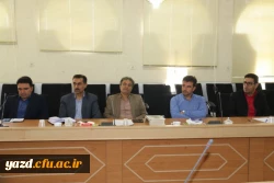 نشست مدیر استانی دانشگاه فرهنگیان یزد با کارمندان حوزه معاونت دانشجویی و توسعه منابع پردیس شهیدان پاک نژاد 
 6