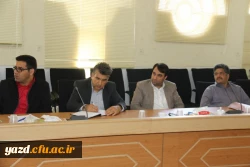 نشست مدیر استانی دانشگاه فرهنگیان یزد با کارمندان حوزه معاونت دانشجویی و توسعه منابع پردیس شهیدان پاک نژاد 
 7