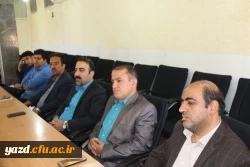 نشست مدیر استانی دانشگاه فرهنگیان یزد با کارمندان حوزه معاونت دانشجویی و توسعه منابع پردیس شهیدان پاک نژاد 
 9