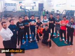 برگزاری مسابقات پرس سینه دانشجو معلمان پردیس شهیدان پاک نژاد یزد
 2