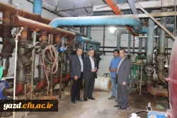 گزارش تصویری از بازدید آقای فراهانی معاون مدیرکل اعتبارات، تعهدات و درآمدها و آقای مجیدی رئیس اداره حقوقی، قراردادها و املاک سازمان مرکزی از دانشگاه فرهنگیان یزد 4
