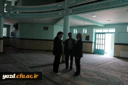 گزارش تصویری از بازدید آقای فراهانی معاون مدیرکل اعتبارات، تعهدات و درآمدها و آقای مجیدی رئیس اداره حقوقی، قراردادها و املاک سازمان مرکزی از دانشگاه فرهنگیان یزد 10