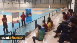 گزارش برگزاری کارگاه آموزشی قوانین و مقررات والیبال و برگزاری  مسابقات والیبال در یردیس شهیدان پاک نژاد یزد - فروردین 98
 2