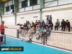 گزارش برگزاری کارگاه آموزشی قوانین و مقررات والیبال و برگزاری  مسابقات والیبال در یردیس شهیدان پاک نژاد یزد - فروردین 98
 4