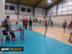 گزارش برگزاری کارگاه آموزشی قوانین و مقررات والیبال و برگزاری  مسابقات والیبال در یردیس شهیدان پاک نژاد یزد - فروردین 98
 5