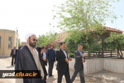 بازدید معاون طرح و برنامه و توسعه منابع دانشگاه فرهنگیان از پردیس فاطمه الزهرا (س) یزد
 2