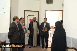 بازدید معاون طرح و برنامه و توسعه منابع دانشگاه فرهنگیان از پردیس فاطمه الزهرا (س) یزد
 3