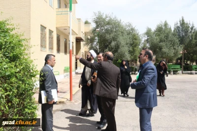 بازدید معاون طرح و برنامه و توسعه منابع دانشگاه فرهنگیان از پردیس فاطمه الزهرا (س) یزد