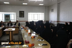 بازدید معاون طرح و برنامه و توسعه منابع دانشگاه فرهنگیان از پردیس فاطمه الزهرا (س) یزد
 8