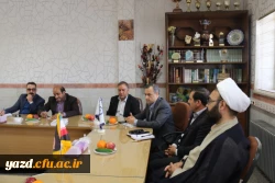 بازدید معاون طرح و برنامه و توسعه منابع دانشگاه فرهنگیان از پردیس فاطمه الزهرا (س) یزد
 9