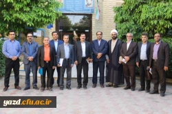 نشست هم اندیشی اساتید و کارکنان پردیس شهیدان پاک نژاد یزد با دکتر خاکی معاونت محترم طرح و برنامه و توسعه منابع دانشگاه فرهنگیان 
 11