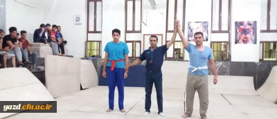 به مناسبت هفته سراهای دانشجویی برگزار شد:

مسابقات کشتی پهلوانی دانشجومعلمان پردیس شهیدان پاکنژاد یزد