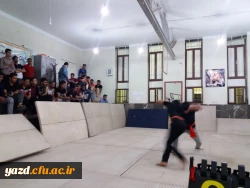 به مناسبت هفته سراهای دانشجویی برگزار شد:

مسابقات کشتی پهلوانی دانشجومعلمان پردیس شهیدان پاکنژاد یزد
 9