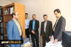 به مناسبت هفته اسناد ملی و میراث مکتوب صورت پذیرفت:

دیدار و گفتگوی مدیر استانی دانشگاه فرهنگیان یزد با مدیر مرکز اسناد و کتابخانه ملی استان
 8