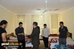 همزمان با میلاد کریم اهل بیت امام حسن مجتبی (ع) صورت گرفت:

بازدید از سراهای دانشجویی پردیس های استان یزد
 8