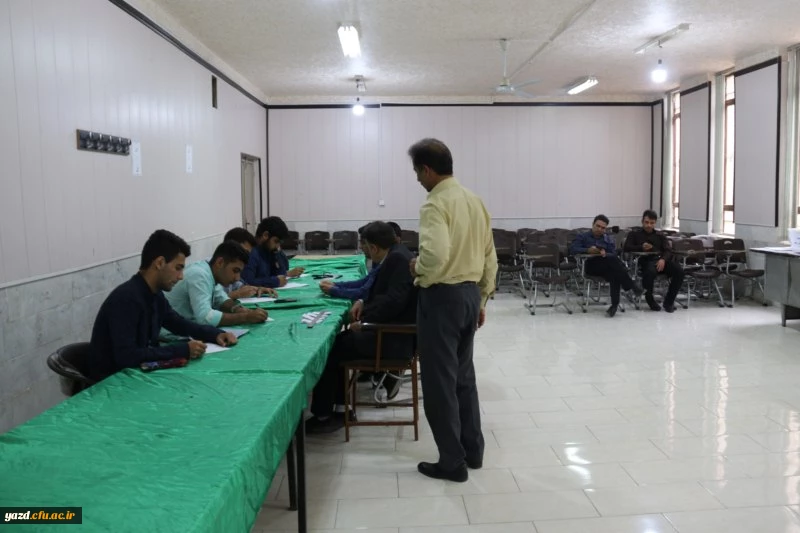 برگزاری دور دوم انتخابات شورای صنفی دانشجومعلمان پردیس شهیدان پاک نژاد یزد       
 3