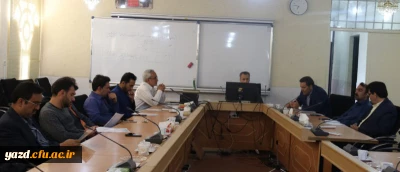 برگزاری جلسه هماهنگی امتحانات پایان ترم نیمسال دوم سال تحصیلی 98-97 در پردیس شهیدان پاک نژاد یزد