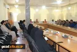 جلسه معارفه معاون آموزشی، فرهنگی و پژوهشی  پردیس شهیدان پاک نژاد دانشگاه فرهنگیان یزد
 4