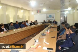 جلسه معارفه معاون آموزشی، فرهنگی و پژوهشی  پردیس شهیدان پاک نژاد دانشگاه فرهنگیان یزد
 7