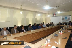 جلسه معارفه معاون آموزشی، فرهنگی و پژوهشی  پردیس شهیدان پاک نژاد دانشگاه فرهنگیان یزد
 8