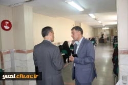 بازدید مدیر امور پردیس های استانی از روند برگزاری امتحانات پایان نیمسال دوم پردیس های استان یزد
 3