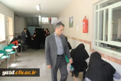 بازدید مدیر امور پردیس های استانی از روند برگزاری امتحانات پایان نیمسال دوم پردیس های استان یزد
 6