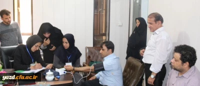 اجرای طرح ملی کنترل فشار خون در پردیس شهیدان پاک نژاد یزد