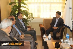 دیدار سرپرست دانشگاه فرهنگیان یزد با رئیس سازمان مدیریت و برنامه ریزی استان
 5