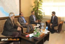 دیدار سرپرست دانشگاه فرهنگیان یزد با رئیس سازمان مدیریت و برنامه ریزی استان
 6
