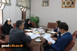 بازدید هیئت نظارت، ارزیابی و تضمین کیفیت وزارت علوم، تحقیقات و فناوری استان از پردیس شهیدان پاک نژاد یزد
 5