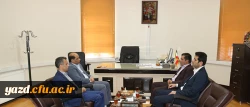 دیدار مدیران حوزه معاونت آموزشی و تحصیلات تکمیلی دانشگاه فرهنگیان با مدیرکل آموزش و پرورش استان یزد 2