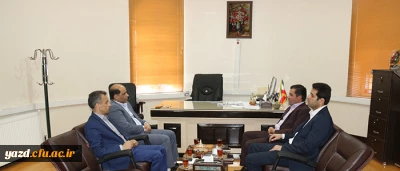 دیدار مدیران حوزه معاونت آموزشی و تحصیلات تکمیلی دانشگاه فرهنگیان با مدیرکل آموزش و پرورش استان یزد