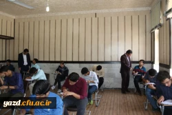 بازدید مدیران حوزه معاونت آموزش و تحصیلات تکمیلی دانشگاه فرهنگیان از حوزه های امتحانی پردیس های استان یزد
 5